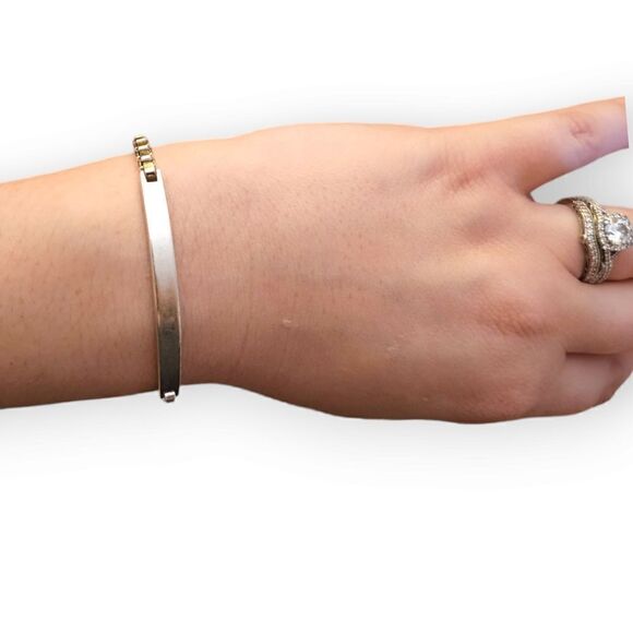 Tiffany & Co. Sterling Silver 925 2004 Venetian Link I.D. 7" Bracelet - Picture 13 of 15